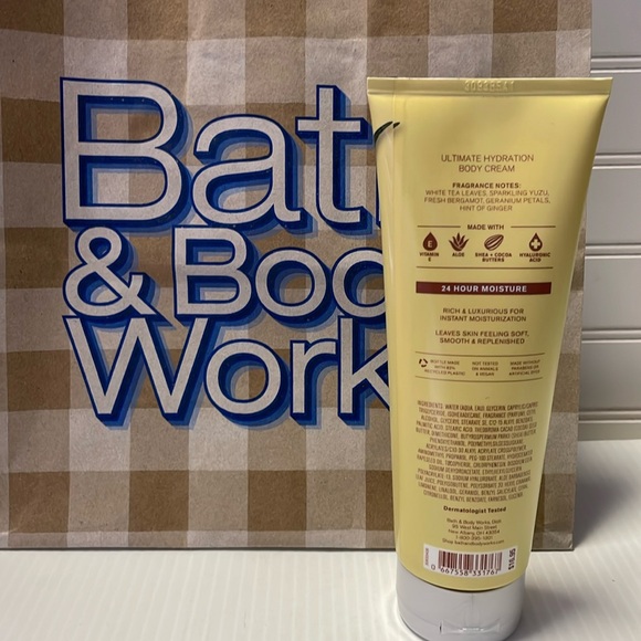 Bath & Body Works White Tea & Ginger Body Cream- 8 oz Bottle - Picture 4 of 11